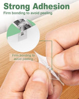 Anyongora 100Pcs Vertical Blinds Replacement Slats Repair Kit – Transparent PVC Tabs with Strong Adhesive – No Tools Needed, Easy Fix for Home, Office, Rental, and DIY Window Blind Repairs