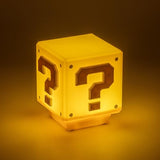 Paladone Super Mario Mini Question Block Light - Officially Licensed Super Mario Bros. Merchandise, Bedroom or Game Room Decor, Retro Gamer Gift, Battery Powered