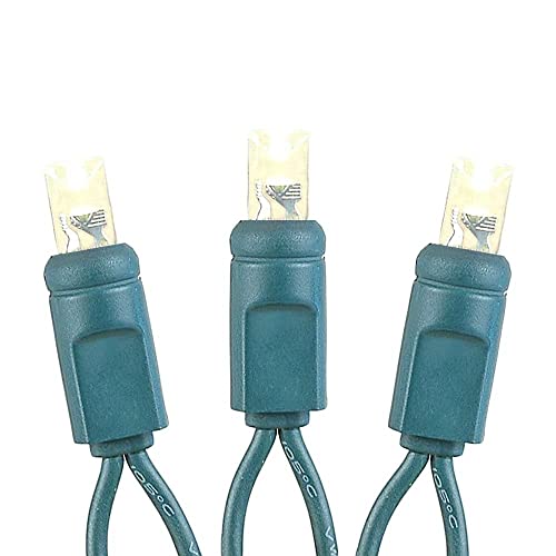 Novelty Lights 8.5 Foot 20 Light Mini LED Crafting Lights, Warm White LEDs on Green Wire, 24 Inch Lead, Non-Connectable Short Fairy Light String for Art Projects, Bottle Lights, Crafts