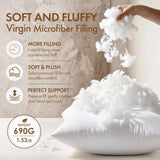 MIULEE 14x26 Pillow Insert, Premium Throw Pillow with Virgin Fiber Filling