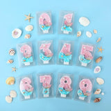 AKURIEEY Mermaid 3rd Birthday Candle Pink Blue Numbers 3 Candle for Girls Cake Topper Cupcake Decorations Ocean Theme Party Decor Anniversary Celebrations Supplies