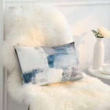 Throw Pillow Covers for Couch, 20x12 Inch, 2 Pack, Grey Blue