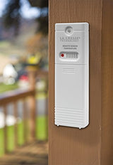 La Crosse Technology BBB86088 Atomic Digital Wall Clock with Indoor & Outdoor Temperature