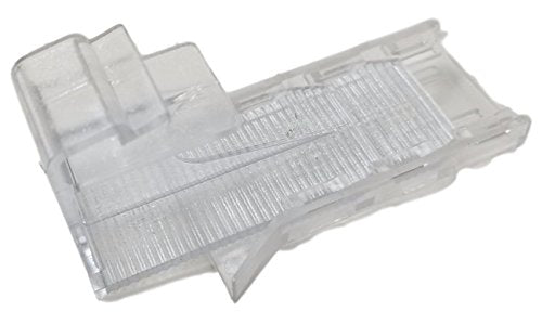 Wand Control Valance Clips (6 Sets Wand Tilt). Long Model Design by Graber but Will fit Most Brands of Headrail for 2" Wood/fakewood Horizontal Blinds. Hidden Invisible Design.