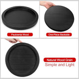 Black Wooden Decorative Trays for Kitchen Counter Living Room Centerpiece