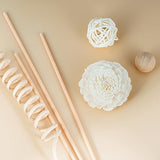 Reed Diffuser Stick,WUTAOBON 10Pcs 10Inch Natural Rattan Flower Reed Fragrance Diffuser Set, Fragrance Diffuser Replacement Rattan Sticks Home Decor (Primary Color)