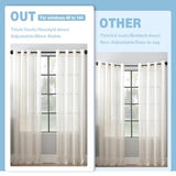 Byondeth Curtain Rods for Windows 16 to 144 Inches Adjustable Blackout Wrap Around 1 Inch Diameter Curtain Rod, Black