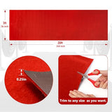 PBHEPJ 3ft x 20ft Extra Thick Red Carpet Runner for Party & Hollywood, Festival Celebration, Wedding, Graduation Ceremony, Award Ceremony, VIP Reception, Heavy-Duty, Non-Slip TPR Rubber