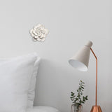 Guichifun Flower Wall Decor 3D Resin Succulent plants - Wall Hanging Decor Art Decor for Home Bedroom Living Room White Christmas Gift 3.25 X 4 X 1.25 Inch