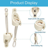Bunge kit, General Replacement and Installation Accessories for Indoor/Outdoor Plastic Sunshade Curtains and Roller Blinds (Beige)