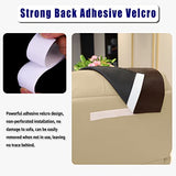 Non Slip Headrest Cover for Furniture Slipcovers,Faux Leather Headrest Protector for Recline Chair Vinyl Head Protector for Sofa,Theater Seat Cover for Home & Office 17x27 in, Chocolate