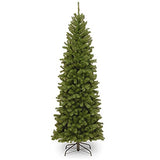 National Tree Company 6.5 ft Unlit North Valley Spruce Slim Artificial Christmas Tree, 832 Tips, Includes Stand, Green
