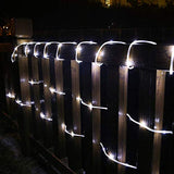 Lighting EVER Plug in Rope Lights with Small Tube, 1/4 in Pencil-Size, 100 LED Copper Wire String Lights in 33 ft Tube, Cool White 6000K, Thin Light Rope for Railing, Fence, Balcony, Not Connectable