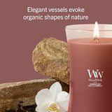 WoodWick Cinnamon Chai Scented Candle, Crackling Wick, 21.5oz