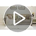 Mika Home Set of 2 Jacquard Tropical Leaf Pattern Throw Pillow Covers Decorative Pillowcase 20x20 Inches, Blue Cream