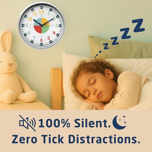 OWLCONIC Telling Time Teaching Clock - Bundled with Kids Watch. Learn to Tell Time Resources. Bright Shamrock Green