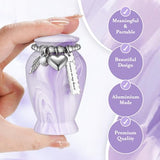Small Urns for Human Ashes Keepsake 2.85 Inches Memorial Mini Cremation Urn for Women Men Alu – lifestyle view