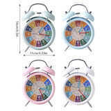 Classical Loud Alarm Clock with Double Belled Pattern with Backlight for Hard of Hearing in Stylish Matte