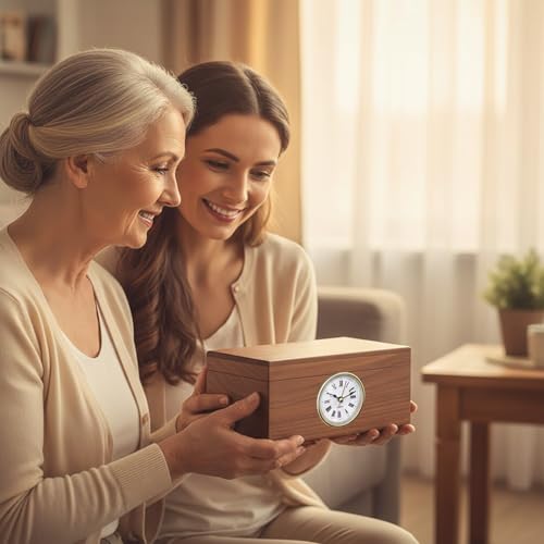 1 Pc Mini 2-1/2 Insert Clock 65mm Round Movement Clock White Face Tone Roman Numerals Head Mini Home Décor Product (Gold)