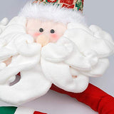 D-FantiX Santa Tree Topper, Large Christmas Tree Topper Santa Hugger Xmas Christmas Tree Decorations Party Home Decor