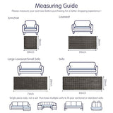 SUBRTEX Couch Cover for Dogs, Non-Slip Sofa Mat Washable, Thick Sofa Slipcover Cushion Protector Pet-Friendly (Gray, 27.6"x82.7")