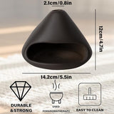 MOUGIGI Palo Santo Holder Incense Burner-Zongzi Clay Smudge Bowl with Chimney, Mini Ceramic Fireplace for sage、Cone Burning, Aromatic Home Decor, Ceramic ash Tray, Anxiety Relief Meditation for Women