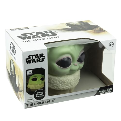 The Mandalorian Baby Yoda Grogu Desktop Light - Officially Licensed Star Wars Merchandise, Plastic