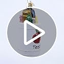 Old World Christmas 32318 Gifts Glass Blown Ornaments, Best Teacher Mug 3.75 X 2.25 X 1.75
