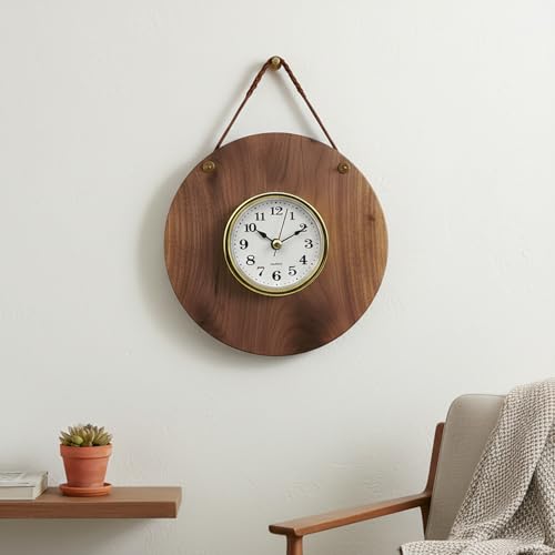 1 Pc Gold Mini 2-1/2 Insert Clock 65mm Round Movement Clock White Face Tone Arabic Numerals Head Mini Home Décor Product