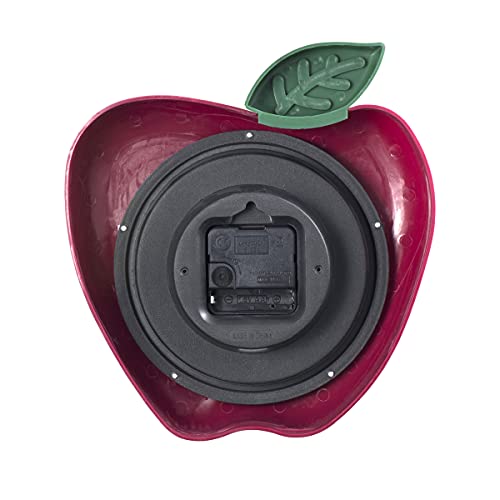 Westclox 10" 3-Dimensional Apple Wall Clock- Model #38038A