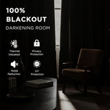 CUCRAF Navy Blue Blackout Curtains 84 Inches Length 2 Panels Set, Rod Pocket and Back Tab Window Curtain, Dark Blue Thermal Insulated Darkening Drapes for Bedroom Living Room (W52 x L84 Inch)