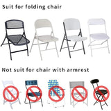 Black Chair Covers Stretch Folding Chair Covers Universal Spandex Fitted Chair Slipcovers for Wedding Dining Party Banquet Holidays Celebration Trade Show Craft Show Decoration (36 Pack)
