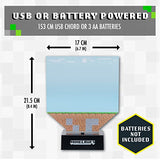 Minecraft Build a Level Light, Customizable Lamp with Over 140 Stickers, Minecraft Toys for Boys 6-12