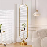 Floor Luxury Full-Length Mirror Home Use Women's Bedroom Floor-Standing Dressing Rotatable Mirror