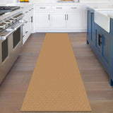 KOZYFLY Washable Runner Rug, 2x8 Ft, Warm Tan