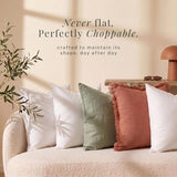 Hearth & Harbor 12x18 Pillow Inserts Set of 2 – Lumbar Throw Pillow Insert for Bed, Sofa & Couch – Soft, Fluffy & Supportive White Decorative Cushion Insert
