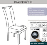 DIZAIGOGO 1 PCS Dining Room Chair Covers,Stretch Kitchen Chair Cover,Washable Dining Chair Cover,Parsons Chair Slipcovers Protective,for Home,Restaurant,Banquet