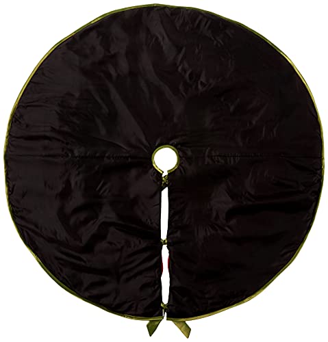 Kurt S. Adler 52-Inch Black and White Checkered Treeskirt
