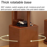 Full Body Mirror, Full-Length Mirror, Full-Length Mirror, Floor-to-Ceiling Mirror, All Solid Wood, Simple, rotatable, Drawer, Clothes Hanger, Coat Rack for Home Bedroom,Bedroom Furniture