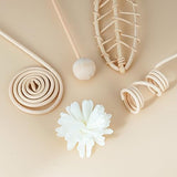 Reed Diffuser Stick,WUTAOBON 12Pcs 10Inch Natural Rattan Flower Reed Fragrance Diffuser Set, Fragrance Diffuser Replacement Rattan Sticks Home Decor (Primary Color)