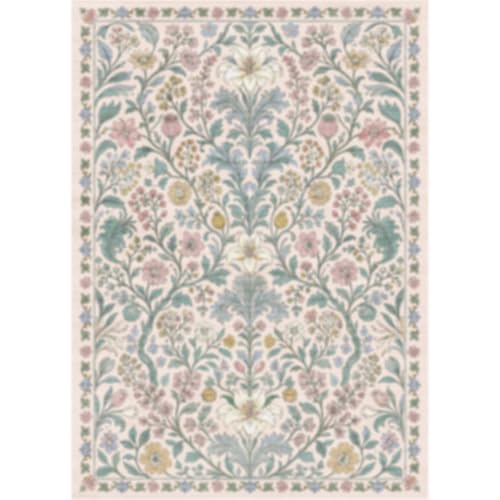 HY HAOYUNLAI Washable Soft Floral 3x5 Area Rug Kids Room Non-Slip Carpet