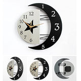 Wood Wall Clock Silent Animals Cartoon Cute Wall Clock for Kids Rooms Kids Wall Watch (Size : 39cm40cm)