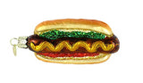 Old World Christmas Ornaments: Hot Dog Glass Blown Ornaments for Christmas Tree (32050)