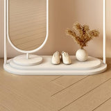 Full-Length Mirror Floor-Standing Coat Rack with Dressing Mirror Combination Bedroom Dressing Mirror Home Vertical Entrance Coat Rack Full Length Floor Mirror (Gold)
