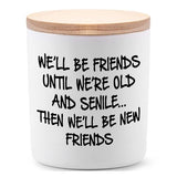 BFJLIFE Best Friend Birthday Gifts for Women Bestie Christmas Mothers Day Friendship Gifts for Women Friends Female Novelty Unique Lavender Scented Soy Candles