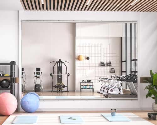 Hasipu 71" x 24" Led Mirror Full Length Home Gym Mirror 55"x21"(Each)-2 PCS