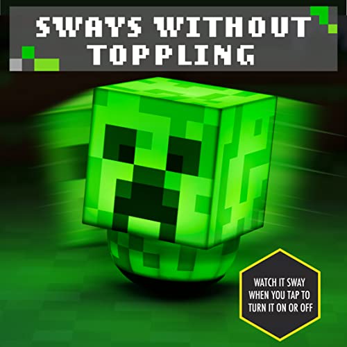 Paladone Minecraft Creeper Sway Lamp - Battery Operated Minecraft Light | Official Merchandise