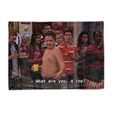 LAIX Gibby What Are You, A Cop? Tapestry, Funny Flag for College Dorm, Available In Sizes From 40" To 90", Skin-friendly Soft High-definition Meme Tapestry(Size:40"×30")