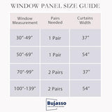 Bujasso Beige 80% Blackout Curtains with Sheer Overlay Mix and Match Double Layer Thermal Insulated Window Panels 84 inch for Living Room Bedroom Beige Drapes with Tiebacks Grommet Top 54" Wx84 Lx2