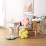 17.7 Inch Purple Flower Pillow – Daisy Shaped Cute Decorative Throw Pillow, Soft Floral Seating Cushion Floor Pillows for Sofa, Bed, Chair & Room Decorations for Home
